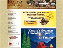 Tablet Screenshot of krausescandy.com